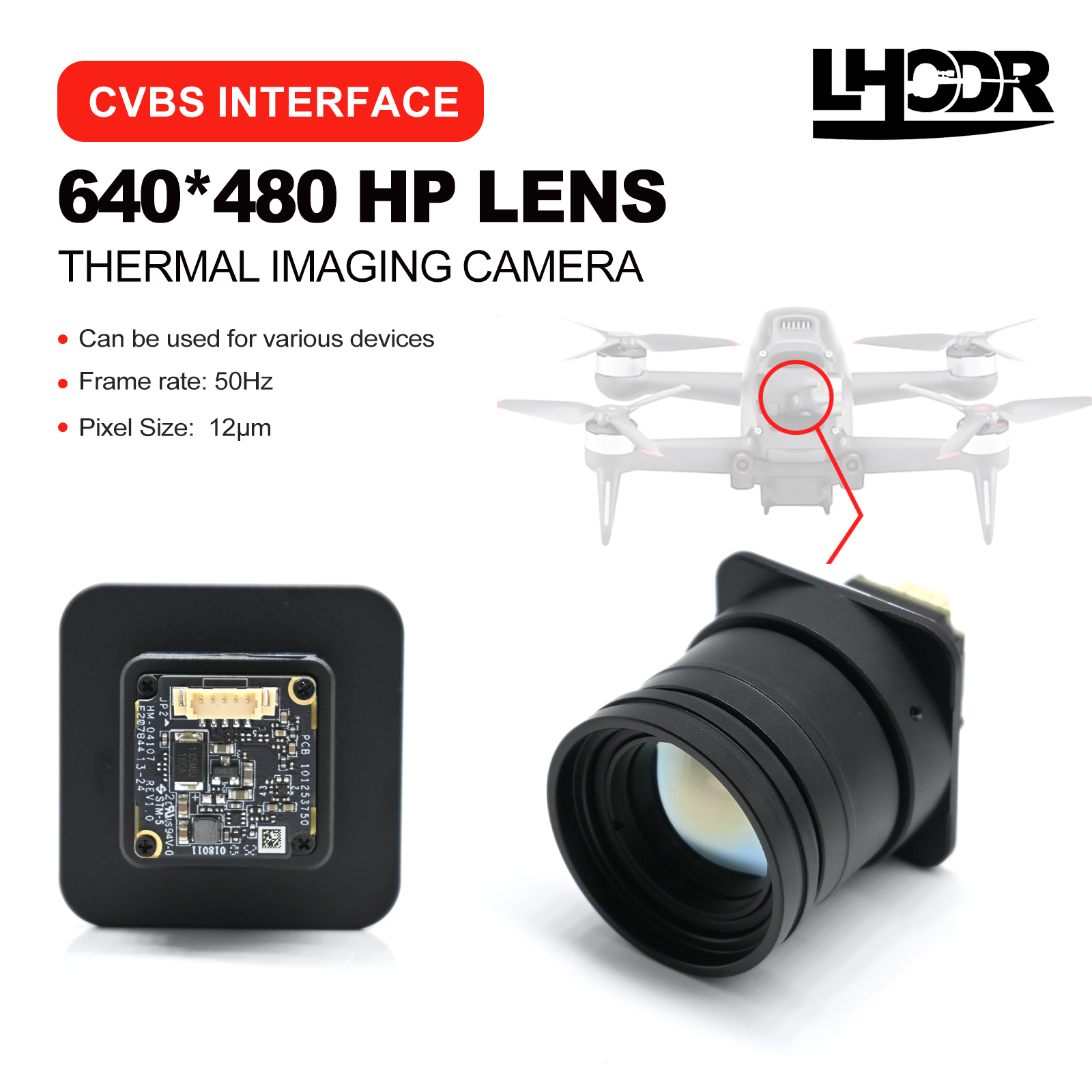 30mm 640x480 pix Drone thermal - Drone Camera Thermal review and price
