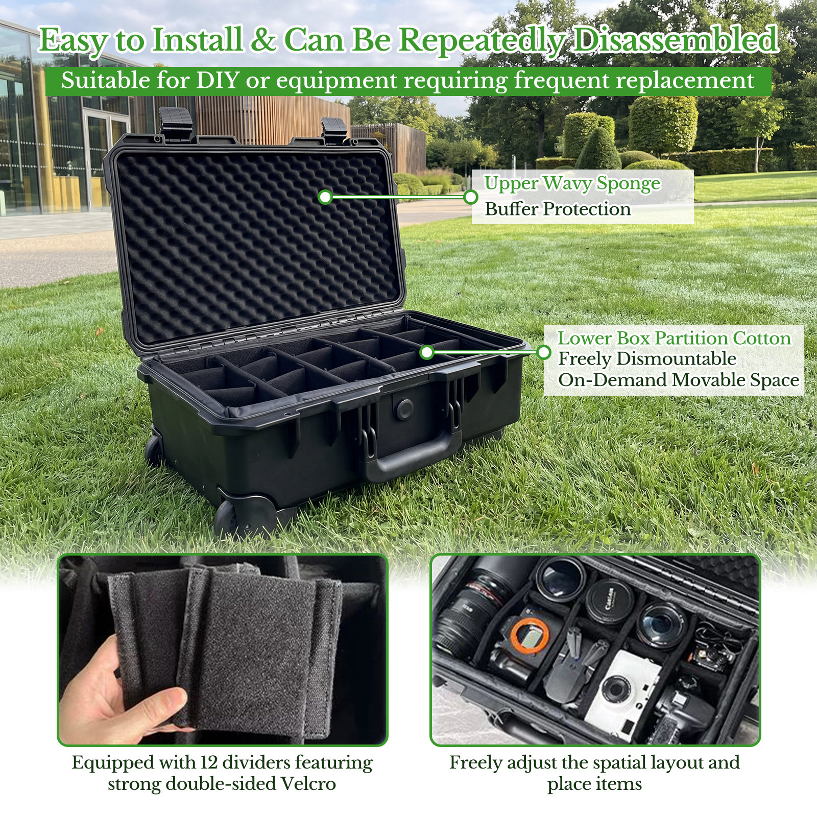 Professional Large Hard Rollin - Drone Camera Waterproof review and price