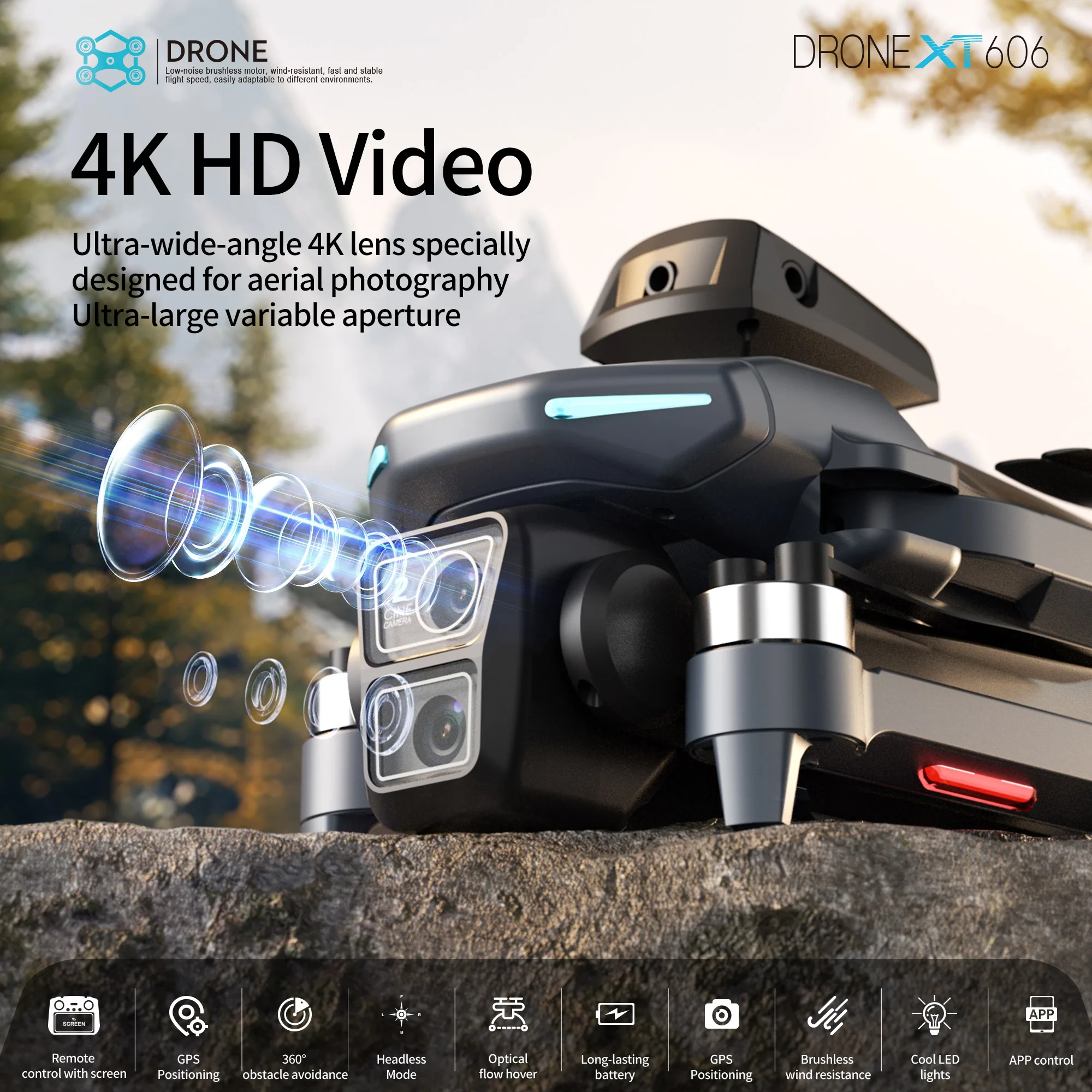 Lenovo XT606 MAX GPS Drone 4k  - Drone Camera Thermal review and price