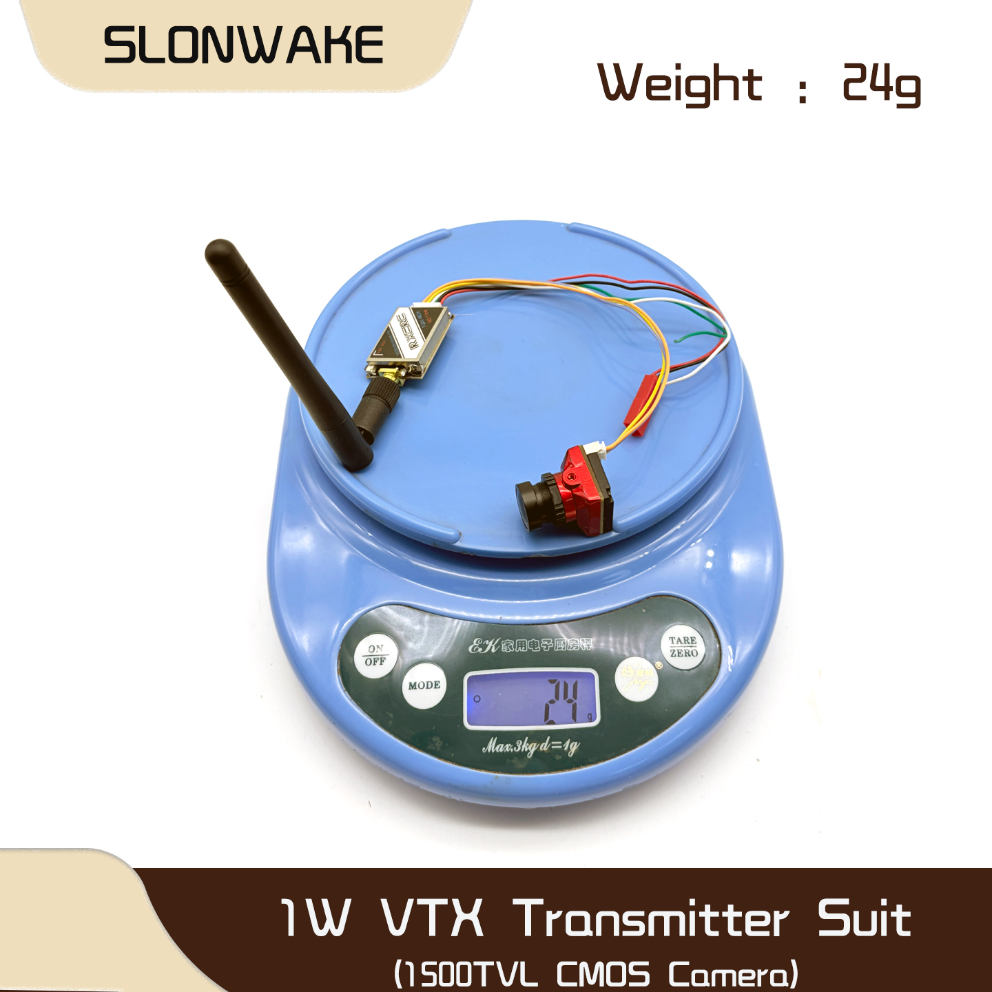 SLONWAKE  5.8G 48CH 1W VTX 100 - Drone Camera Lens review and price