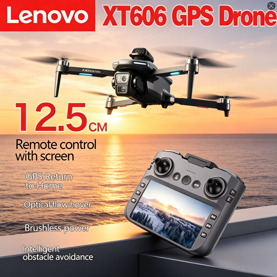 Lenovo XT606 MAX GPS Drone 4k  - Drone Camera Thermal review and price
