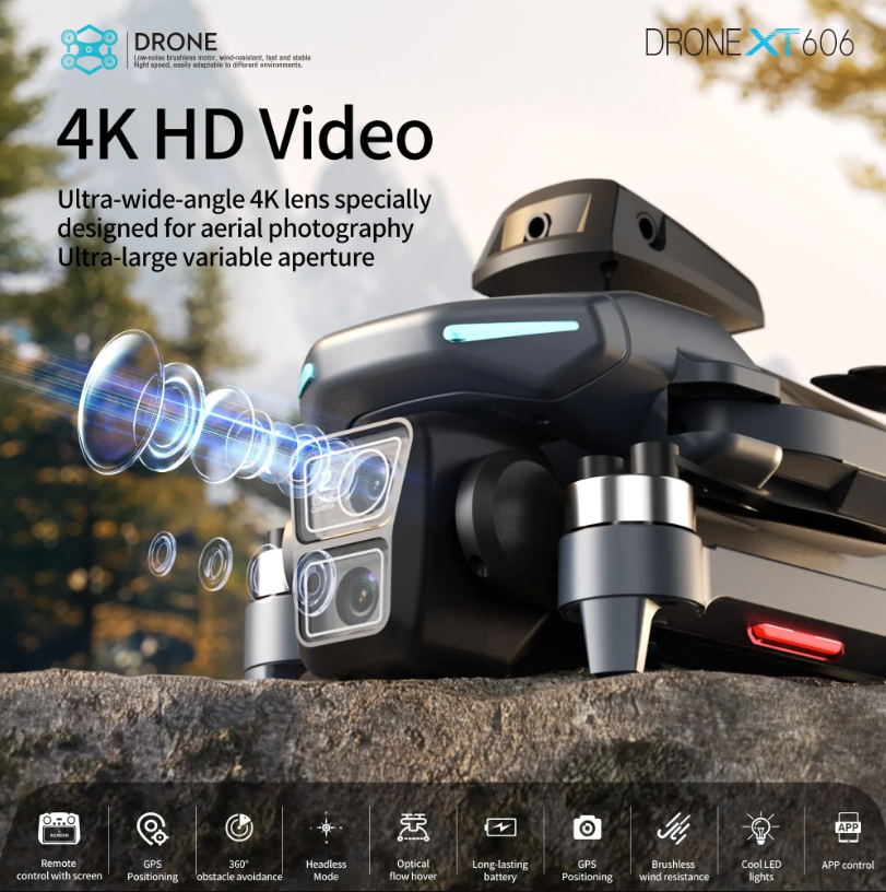 Lenovo XT606 MAX GPS Drone 4k  - Drone Camera Thermal review and price