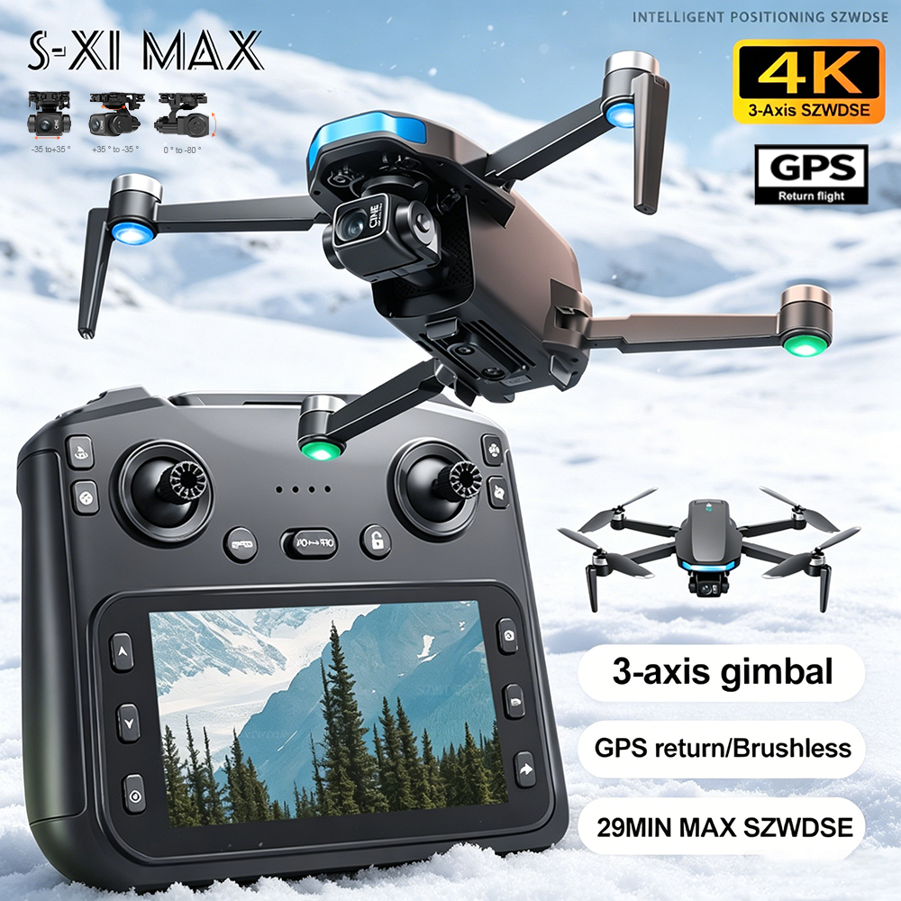 New S-X1 MAX Drone GPS 8K Prof - Drone Camera Wide Angle review and price