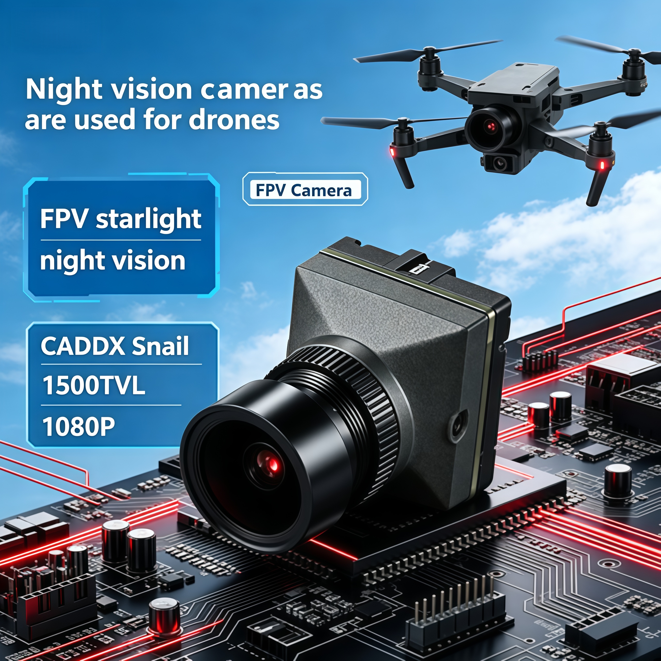 1500TVL HD CADDX Snail FPV Cam - Drone Camera Hd review and price