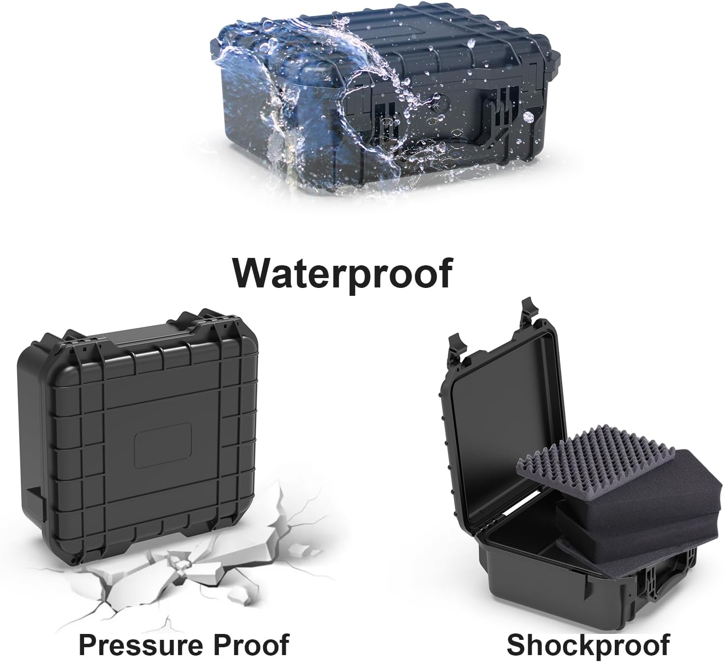 Waterproof Hard Case with Pick - Drone Camera Waterproof review and price
